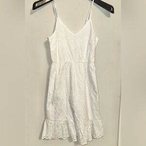 Japna White Eyelet Dress